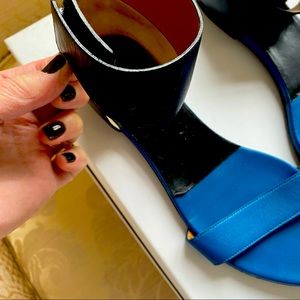 Chloe brand ankle wrap sandals